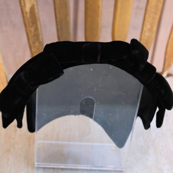 Womens 1920 Vintage Style Velvet Beret Hat Chic Cap - Picture 7 of 14